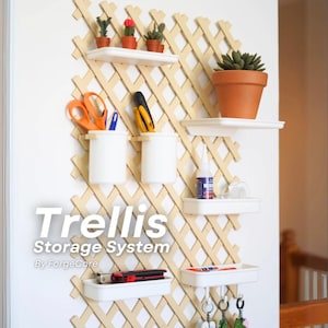 Trellis Pegboard erweiterbares Aufbewahrungssystem