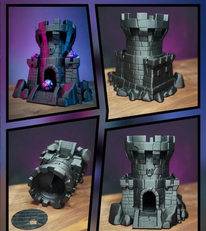 限定ダンジョンズ&ドラゴンズ キャッスル ダイス タワー　新品 Amazon | タワーキャッスル ダイスタワー 卓上 ゲーム ダンジョンズ