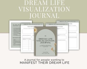 Traumleben Visualisierung Notizbuch | Selbst-Wachstum, Manifestation (Digitaler Download)