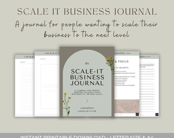 Scale-It Business Journal | Digital Entrepreneur Planer für Wachstum & Erfolg