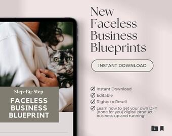 Faceless Business Blueprint | DFY Digitaler Produktleitfaden (PDF)