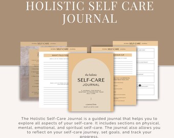 Ganzheitliches Self-Care Journal | Persönliches Wachstum & Wohlbefinden | Digitaler Download