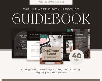 Schritt-für-Schritt Digitaler Produkt Blueprint für Anfänger | Lernen Sie, digitale Produkte zu erstellen und zu verkaufen (PDF)