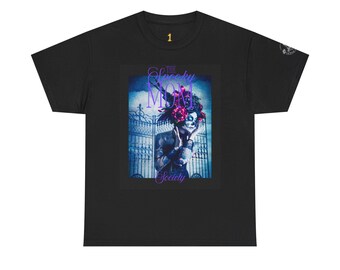 Camiseta gótica con gráficos de The Spooky Mom Society, unisex, de algodón grueso, estilo urbano vanguardista, estilo único.