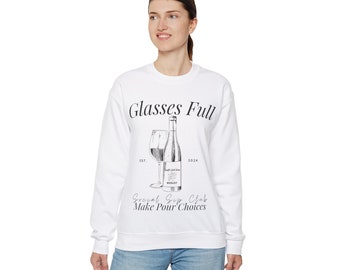 Wine Crewneck Sweatshirt, Wine Lovers, Wine Sweatshirt, Wine Sweater, Winery Sweatshirt, Ladies Night, Merlot