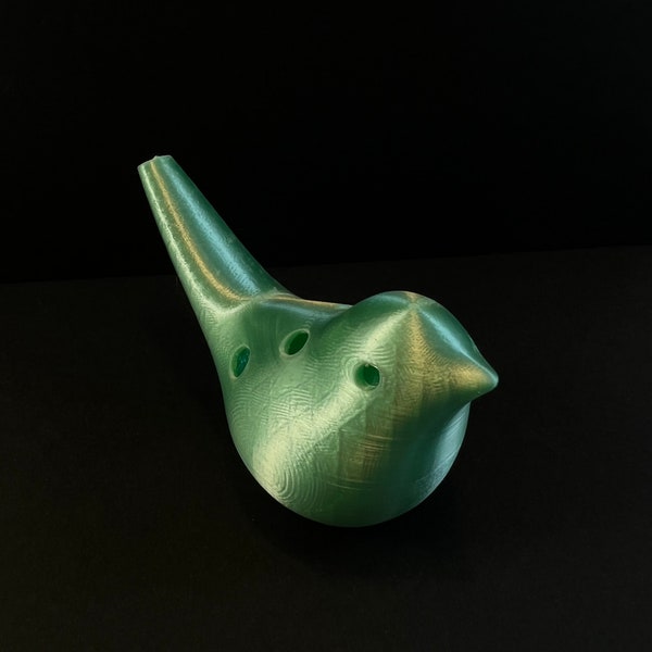 3D Printed 6 Tone Bird Ocarina/Bird Whistle By IXPatch