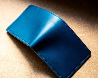 Bifold Leather Wallet, Men's Full Grain Wallet, Birthday Gift, Husband Gift