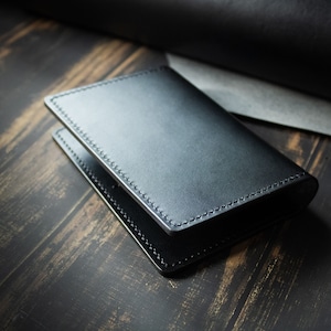 Funda de cuero para pasaporte, billetera de cuero de grano completo, funda de cuero para hombres, regalo para viajeros