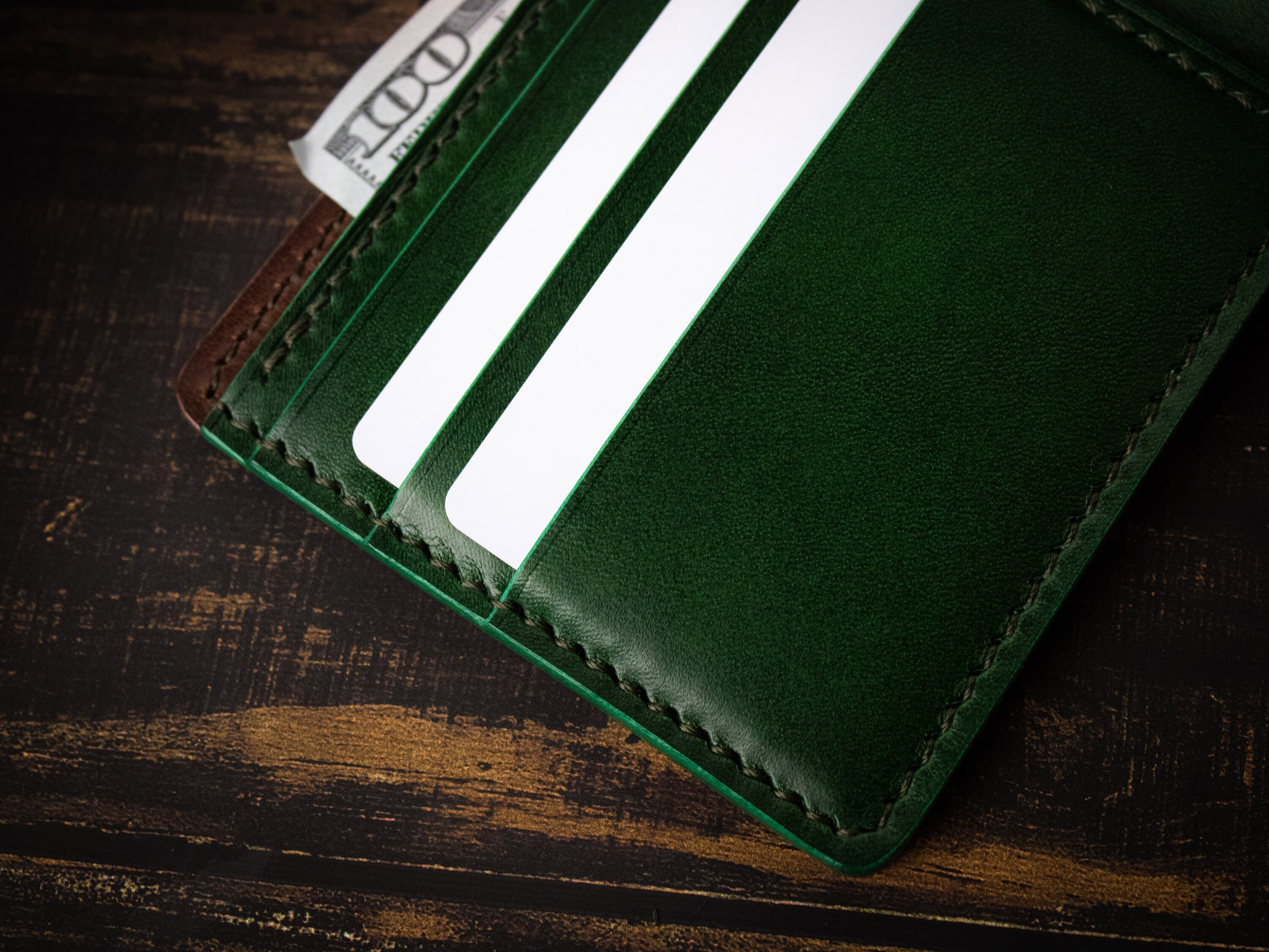 Stamped Leather Bifold Wallet - Grateful Full Stealies main image 1
