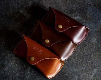 Estuche de cuero para gafas - Estuche de cuero personalizado para gafas de sol Estuche para gafas personalizado Soporte para gafas Regalo de cumpleaños