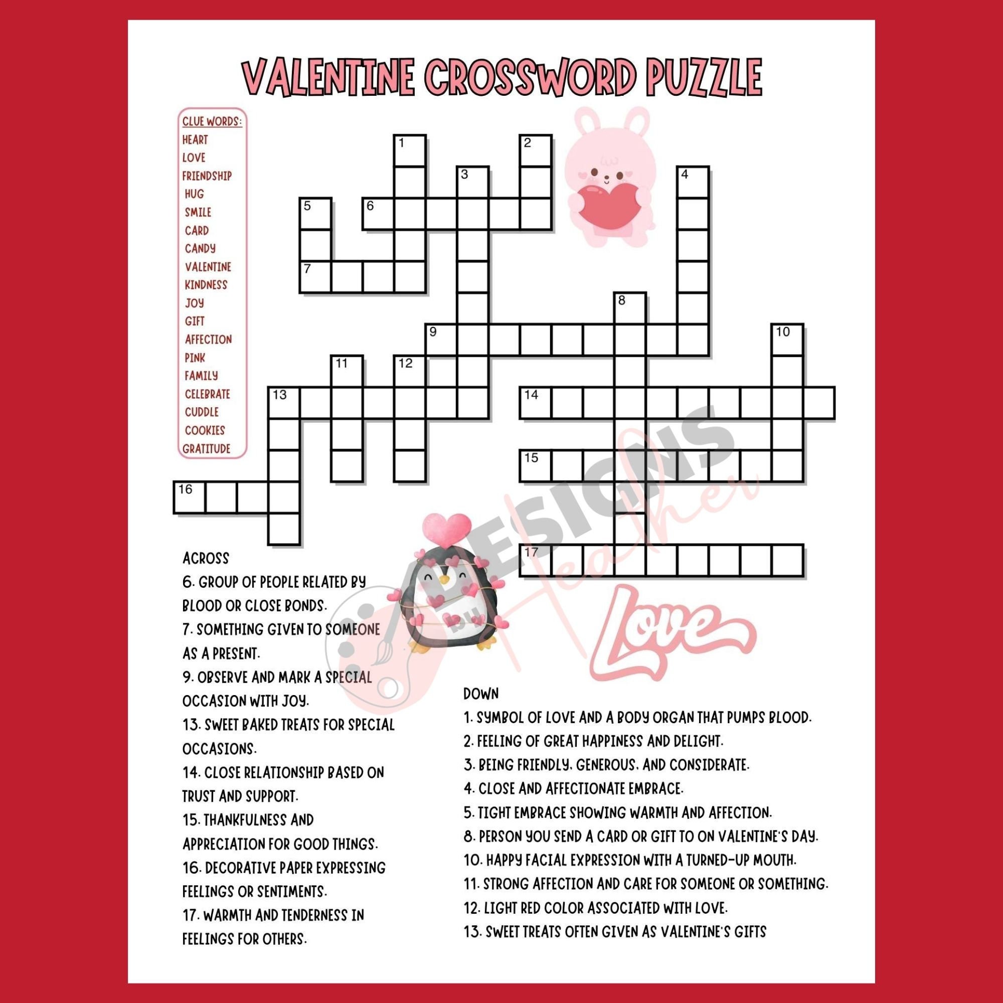 Valentine Activity Pages, Valentines Day Activity Pages, V-day ...