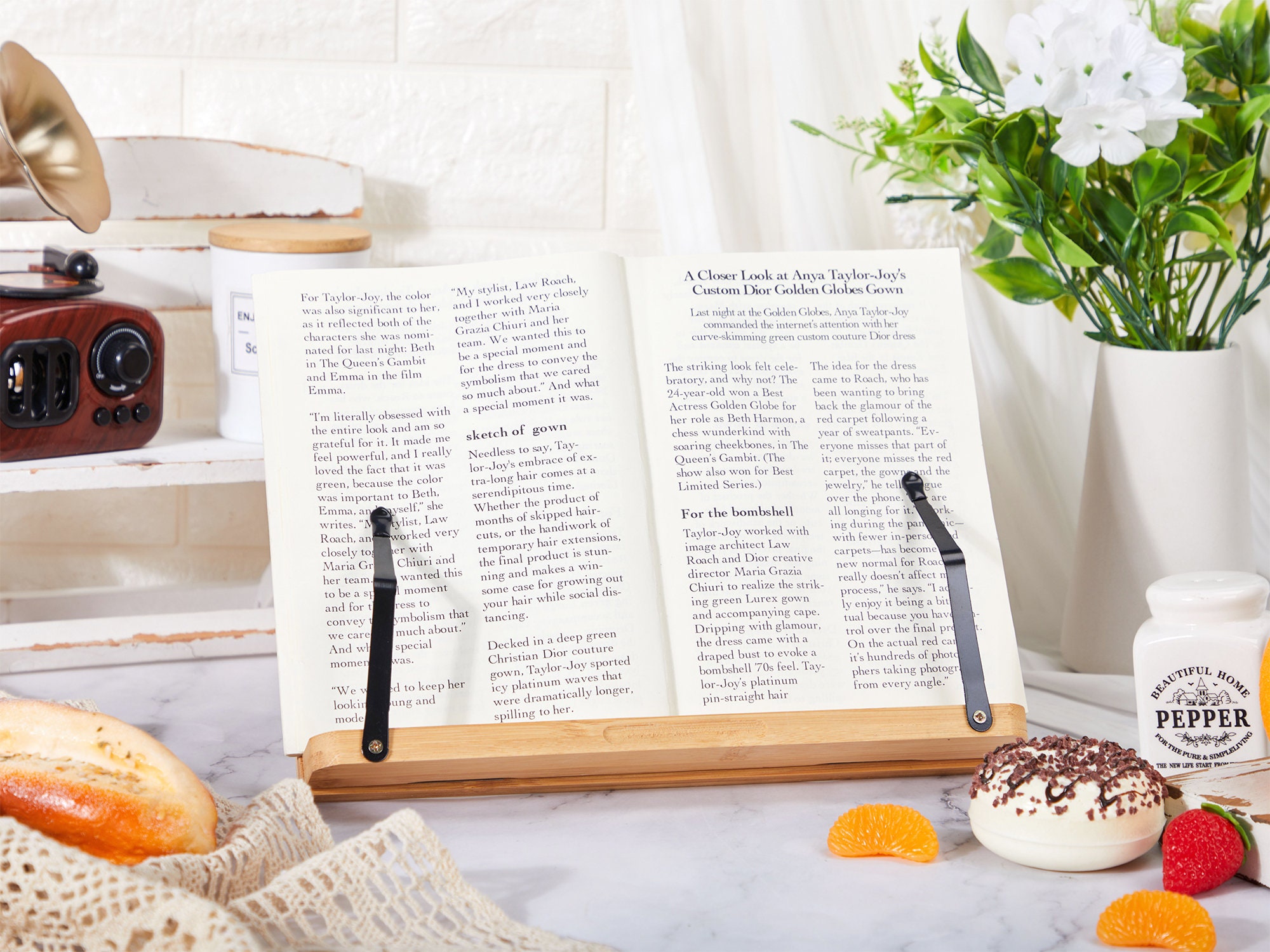Personalized Cookbook Stand,wooden Cookbook Holder,recipe Book Holder