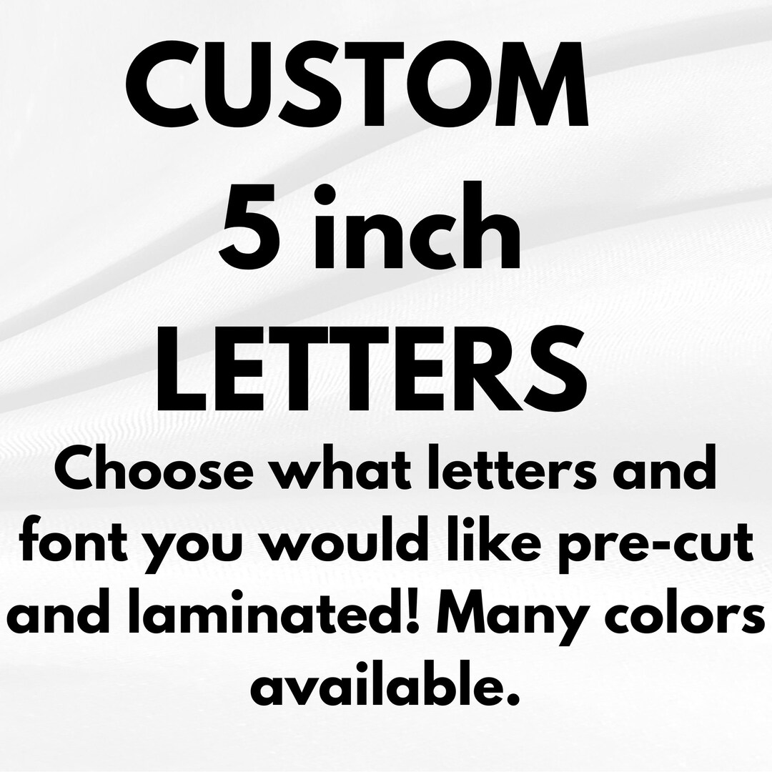 Bulletin Board Letters CUT and LAMINATED, Bulletin Letters, Classroom