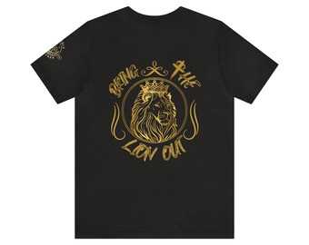 Bring the lion out - Unisex Jersey Short Sleeve Tee - Humble Together- Christian  graphic