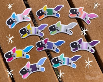 Pride Protogen 4"  Vinyl Sticker