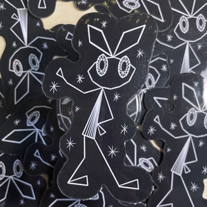 Vibribbon vibri 3”  vinyl sticker