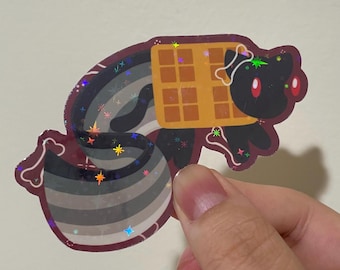 Tac Nyan 3” Vinyl  Holographic Sticker