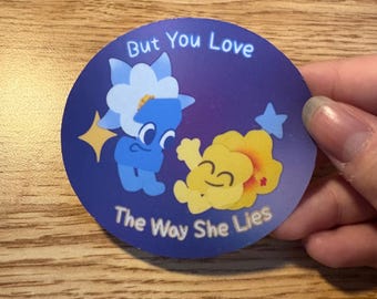 Una pegatina de vinilo de 3 pulgadas de Battle For Dream Island Object Show TPOT