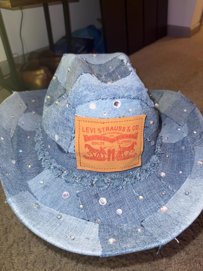 LT DENIM/IVORY HAT - COWBOY HAT main image 1