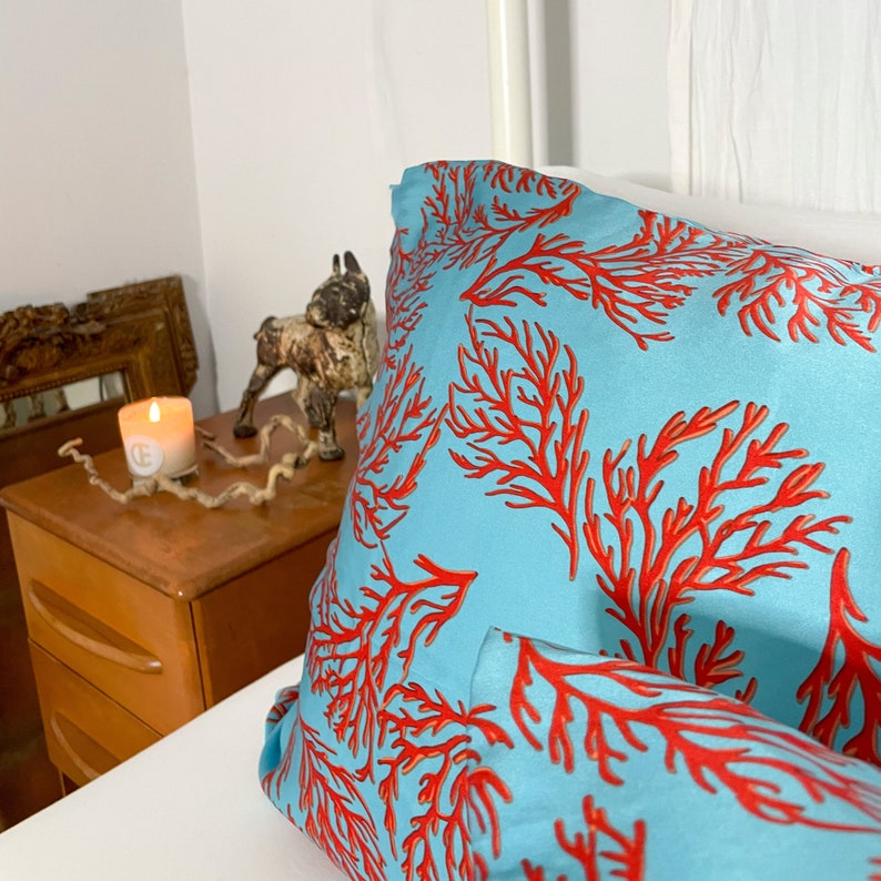 100 Silk Charmeuse Luxury Pillowcase, Oversized Envelope Closure, Hand