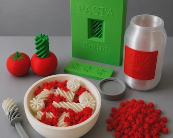 ¡Cena de pasta impresa en 3D!