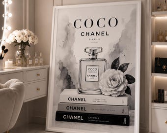 Designer Book Stack High Heels Print | Luxury Fashion Wall Art (Digital Download)