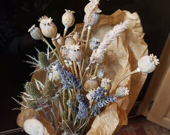 Dried Floral Bouqet of Flowers and Pods