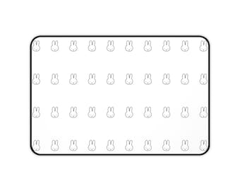 Miffy/Nijntje Pattern Desk Mat | Cute Mouse Pad