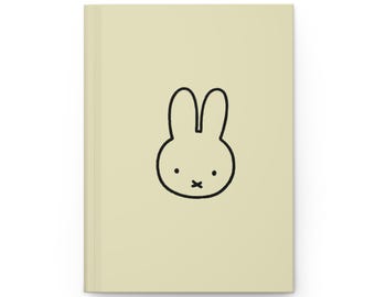 Minimal Miffy/Nijntje Journal | Hardcover Notebook