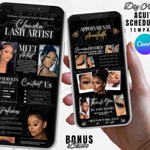Acuity scheduling template lash tech, lash tech booking site, website template, lash website template, lash tech acuity template, lash site