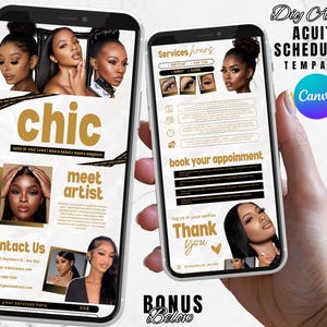 Lash Acuity Scheduling Website Lash Tech Template Acuity Lashing Booking Site Acuity Lashes Canva Acuity Template Lash Stylist Site Acuity