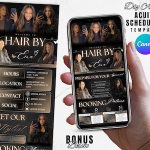 Acuity Scheduling Template Hair Stylist, Pink Acuity Template, Esthetician Website, Booking Flyer, Hair Lash Website, Lash Nail Braid Tech