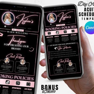 Acuity Scheduling Template, Acuity Scheduling Template Hair Stylist, Website template, Hair Website, Booking site template, Lash Nails Braid