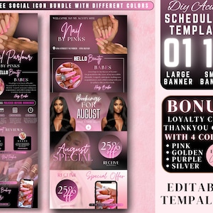12 Acuity Scheduling Site Template, Editable DIY Booking Site Template, Lash Artist Booking Site Template, Lash Technician Acuity Template