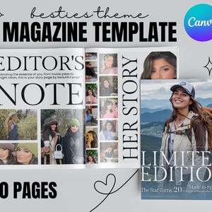 Personalized Birthday Magazine Template: Customizable Gift (Digital Download)