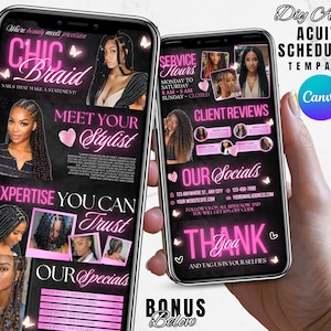 Acuity Scheduling Template, Acuity Scheduling Template Hair Stylist, Website template, Hair Website, Booking site template, Lash Nails Braid