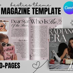 Custom Birthday Magazine | Birthday Gift For Friends | Best Friend Birthday Magazine Template | Personalized Gift | Sister Gift | Magazines