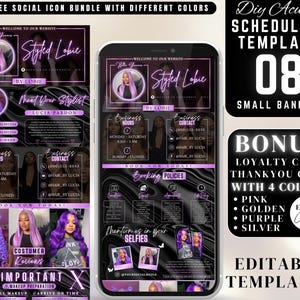 Acuity Scheduling Template, acuity, squarespace template, Hair Stylist Acuity Scheduling Template, , acuity site, Hair Stylist-canva website