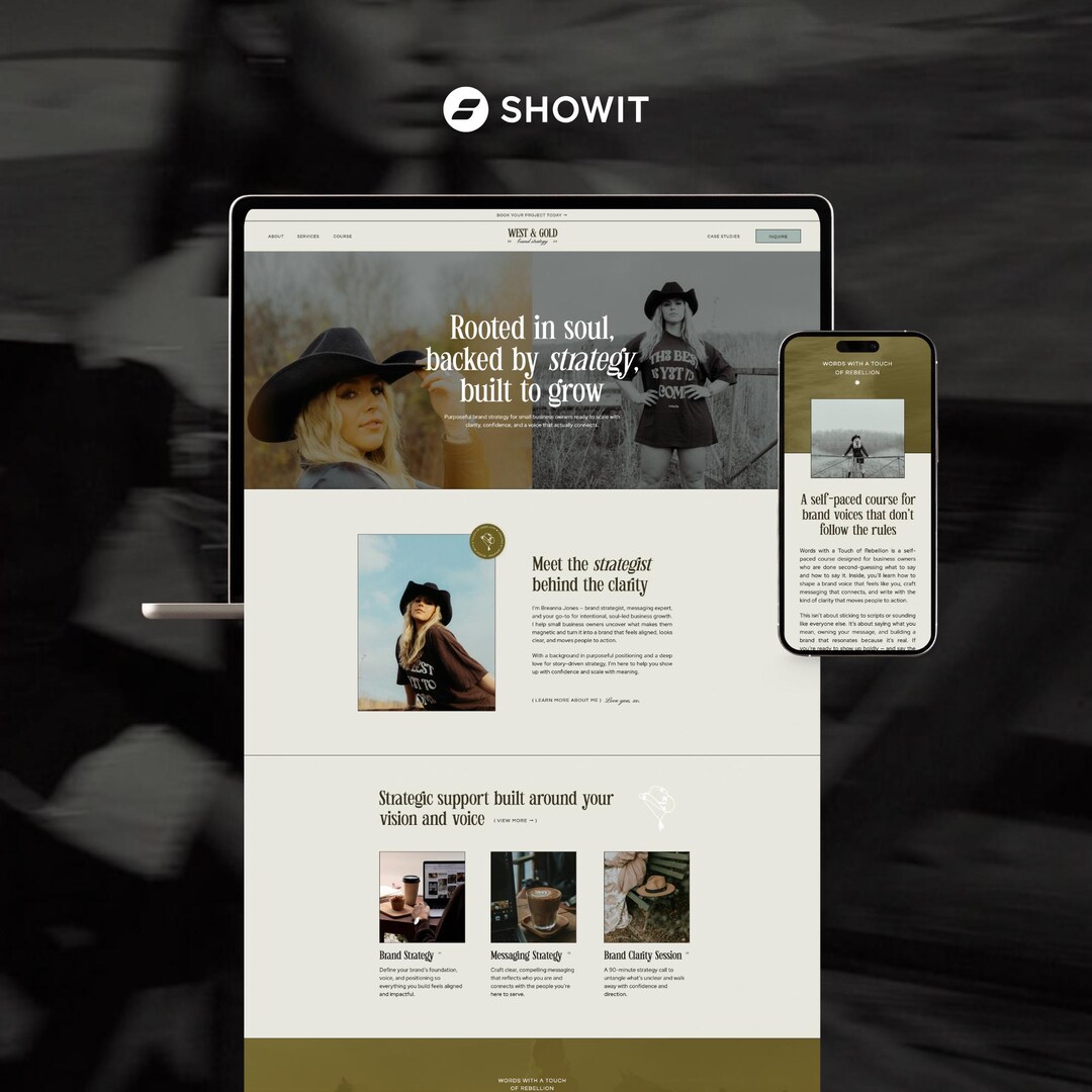 Showit Website Template for Creative Entrepreneurs, Coaches ...