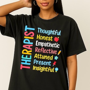Therapist Gift T-Shirt: Encouraging Mental Health Counselor Tee
