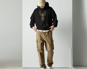 Street Luxe-hoody | Minimalistisch unisex-sweater | Zachte katoenfleece | Moderne streetwear