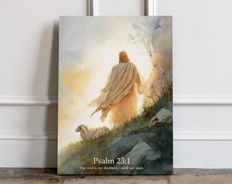 Jesus Canvas Oil Painting,Christian Wall Art,Resurrected Easter Art,He is Risen Divine Light,Ready to Hang,Spiritual Masterpiece