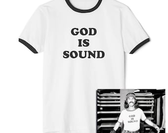 God Is Sound T-Shirt, Classic Rock, Music Lover Gift, Jam Band, Live Music Shirt, Music Fan - Unisex Tee, Band Tee, Concert Shirt, Festival