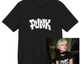 Punk T-Shirt, 70s and 80s NYC Punk Gift, Rock and Roll, New York City, Unisex Jersey Short Sleeve Tee, Vintage Punk, Female Punk Gift, Her