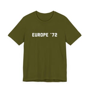 Europe '72 T-Shirt, Music Festival Tee, Classic Rock Band Shirt, Jam Band Gift, Classic Rock Tee, 70s, Jam Band Festival, Unisex, Music Gift