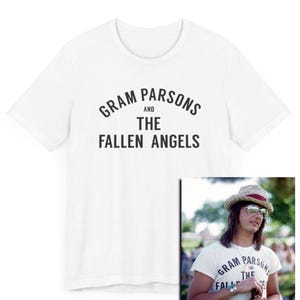 Gram Parsons and the Fallen Angels T-Shirt, Joshua Tree Gift, Flying Burritos, Americana, Cosmic Country Gift, Folk Country Gift, Music