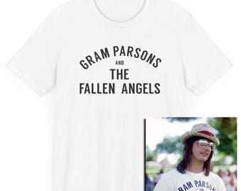 Gram Parsons and the Fallen Angels T-Shirt, Joshua Tree Gift, Flying Burritos, Americana, Cosmic Country Gift, Folk Country Gift, Music
