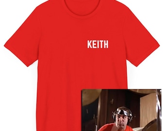 Keith T-Shirt - Classic Rock Shirt for Music Fans, Rock and Roll Fan Apparel, Drummer Gift Idea, Unisex Jersey Tee, Famous Drummer, Drums