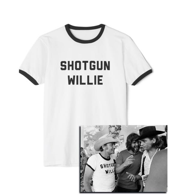 Shotgun Willie T-Shirt - Outlaw Country Legend, Funny Country Shirt, Country Music Fan Gift, Unisex, Music Festival Tee, Music Lover Gift