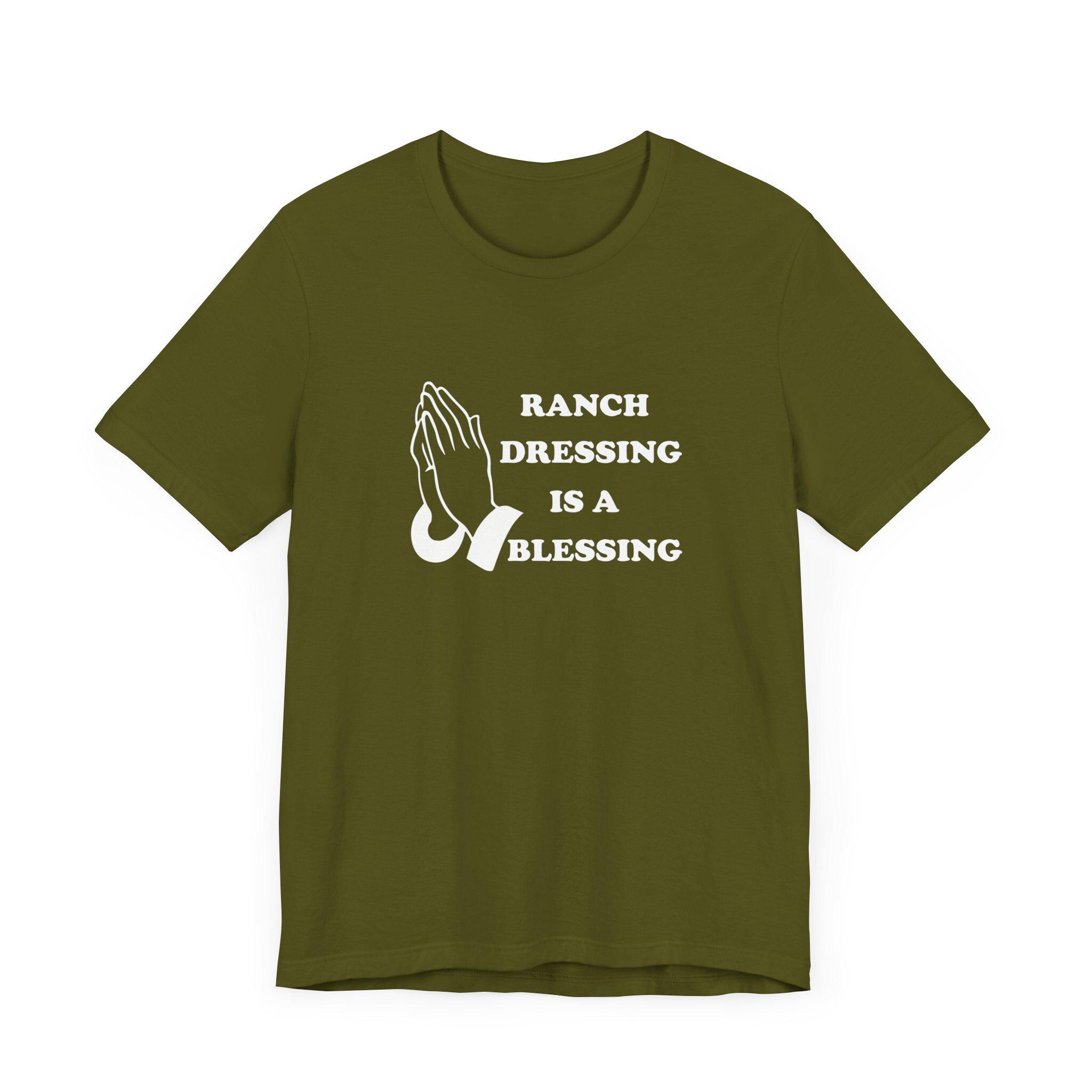 ranch dressing is a blessing shirt Thread Guru USA Ranch Dressing Is a Blessing Shirt, Funny Foodie Gift, Food Tee
